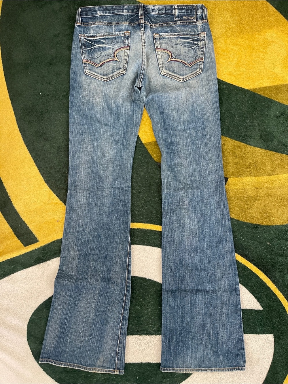 Big Star Women's Light Blue Bootcut Jeans xl length